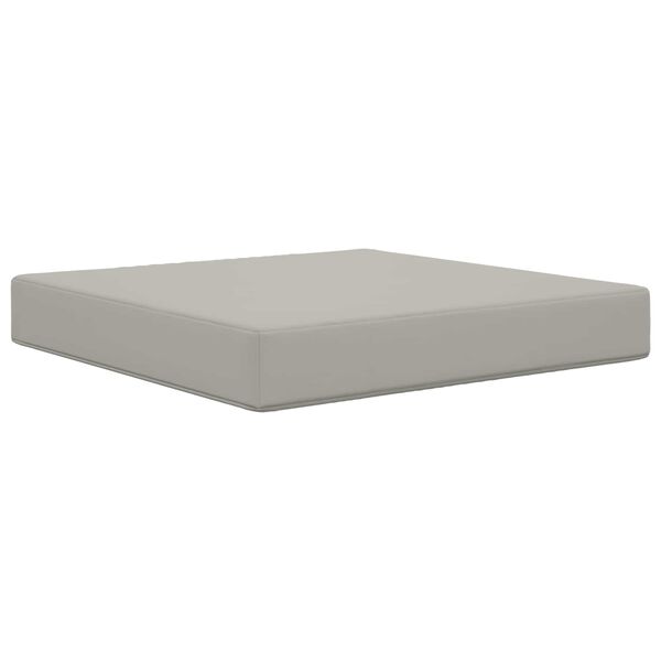vidaXL Cuscino per divano da esterno Grigio 60 x 60 x 8 cm Poliestere