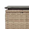 vidaXL Set Divano da Giardino 8 pz con Cuscini Beige Polyrattan Acacia