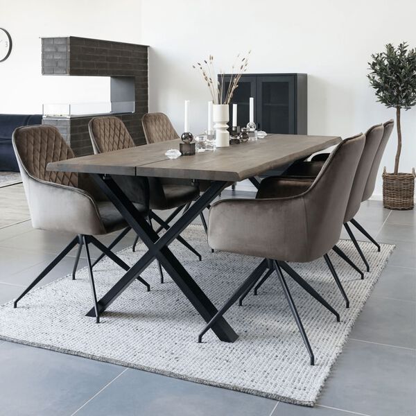 House Nordic Sedia da Pranzo Girevole Ava Fungo