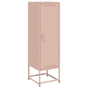 vidaXL Credenza Rosa 36x39x123 cm in Acciaio