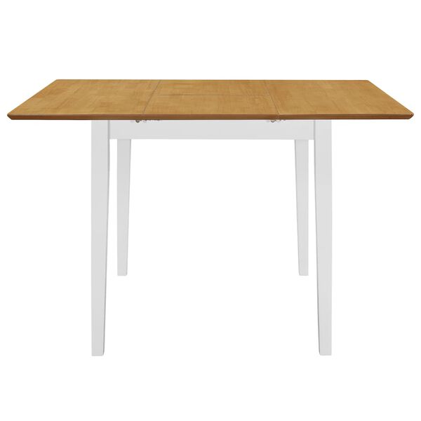vidaXL Set per Sala da Pranzo 5 pz in MDF Bianco