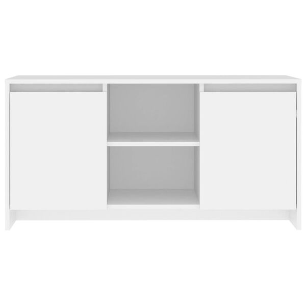 vidaXL Mobile Porta TV Bianco 102x37,5x52,5 cm in Truciolato