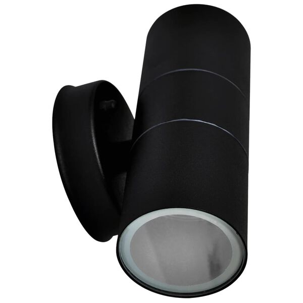 vidaXL Applique da Parete 2 pz Acciaio Inox Proiezione Alto/Basso