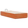 vidaXL Letto ottomano Marrone Cera 80 x 200 cm Legno di pino massiccio