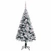 vidaXL Albero di Natale artificiale con 150 LED Bianco 150 cm