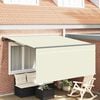 vidaXL Tenda Retrattile Crema 350 x 250 cm Poliestere e Alluminio