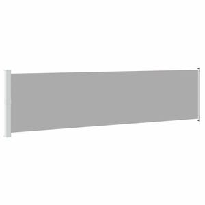 vidaXL Tenda Laterale Retrattile per Patio 614x160 cm Grigia