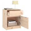 vidaXL Comodini 2 pz 40x31x50 cm in Legno Massello di Pino