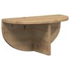 vidaXL Scaffale da parete A parete Rovere artigianale 38 x 19 x 19 cm