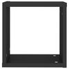vidaXL Mensole Parete a Cubo 6 pz Nere 30x15x30 cm