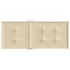 vidaXL Cuscini per Sedie 6 pz Beige 120x50x3 cm in Tessuto
