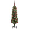 vidaXL Albero di Natale artificiale con 150 LED Verde 120 cm
