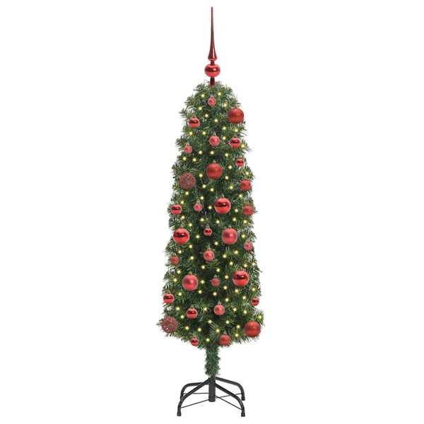 vidaXL Albero di Natale artificiale con 150 LED Verde 120 cm