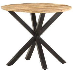 vidaXL Tavolino di Servizio 68x68x56 cm in Legno Massello di Mango