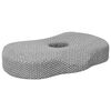vidaXL Cuscino per Collo Grigio 53 x 34,5 x 10,5 cm Schiuma Memory