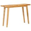 vidaXL Tavolo da Pranzo Naturale 100 x 35 x 75 cm