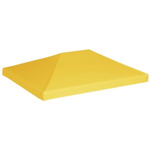 vidaXL Copertura Superiore per Gazebo 270 g/m&sup2; 4x3 m Gialla
