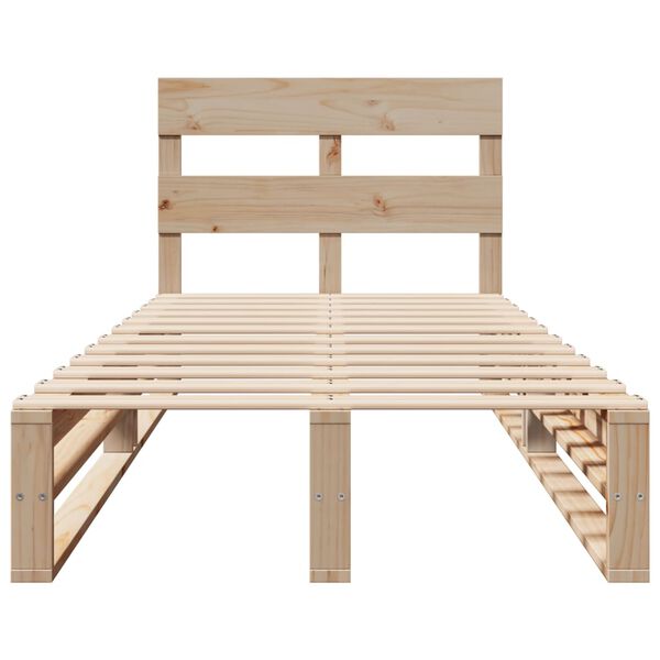 vidaXL Letto senza Materasso 90x190 cm in Legno Massello di Pino