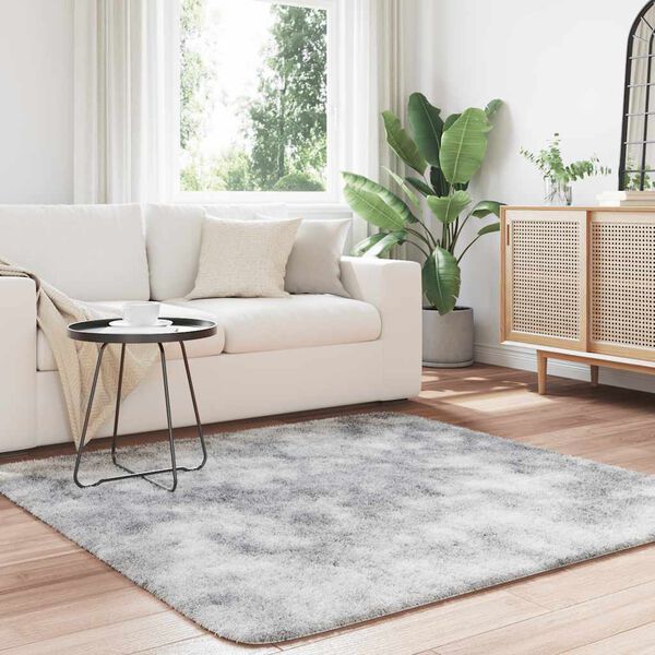 vidaXL Tappeto Shaggy a Pelo Lungo NAVARRA Grigio Argento 160x160cm