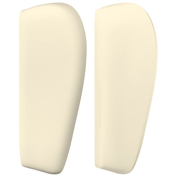 vidaXL Testiera ad Orecchio Crema 93x23x78/88 cm in Similpelle