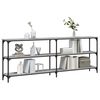 vidaXL Tavolo Consolle Grigio Sonoma 200x29x75 cm in Legno Multistrato