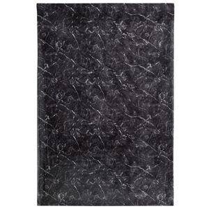 vidaXL Adesivo per Mobili Autoadesivo Nero Marmoreo 90x500 cm in PVC