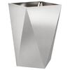 vidaXL Fioriera Argento 50 x 50 x 75 cm Acciaio inossidabile