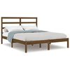 vidaXL Giroletto senza Materasso Marrone Ambrato 140x200 cm in Pino
