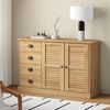 vidaXL Credenza con Cassetti VIGO 113x40x75 cm Legno Massello di Pino
