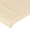 vidaXL Testiere 2 pz Crema 72x5x78/88 cm in Tessuto