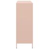 vidaXL Credenza Rosa 101,5x39x103,5 cm in Acciaio