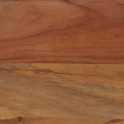 vidaXL Tavolo da Pranzo in Massello d'Acacia e Acciaio 120x60x76 cm