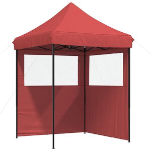 vidaXL Tenda Party Borgogna 200 x 200 x 306 cm Tessuto Oxford
