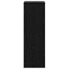 vidaXL Supporto per piante Rovere Nero 33 x 33 x 100 cm