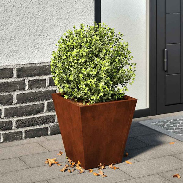 vidaXL Fioriera da Giardino 30x30x30 cm in Acciaio Corten