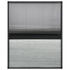 vidaXL Zanzariera Plissettata in Alluminio 60x80 cm con Tendina