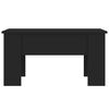 vidaXL Tavolino da Salotto Nero 79x49x41 cm in Legno Multistrato