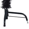 vidaXL Albero di Natale artificiale con luci integrate Nero 150 cm PVC