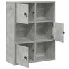 vidaXL Libreria Grigio Cemento 60x24x76,5 cm in Legno Multistrato