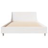vidaXL Letto senza Materasso Bianco 90x190 cm in Legno Massello Pino