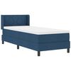 vidaXL Letto a molle con materasso Blu 200 x 80 cm Poliestere
