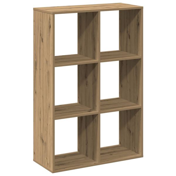 vidaXL Libreria Divisorio Rovere 69,5x29x103,5 cm in Truciolato