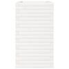 vidaXL Fioriera da Giardino Bianca 70x40x68,5cm Legno Massello di Pino