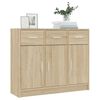vidaXL Credenza Rovere Sonoma 91x28x75 cm in Legno Multistrato