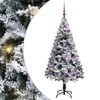 vidaXL Albero di Natale artificiale con 150 LED Bianco 150 cm
