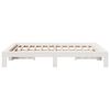 vidaXL Letto senza Materasso Bianco 140x190 cm Legno Massello di Pino