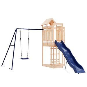 vidaXL Set da Gioco da Esterno in Legno Massello di Pino