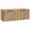 vidaXL Mobile Porta TV da Muro 78,5 x 31 x 30 cm Rovere Artigianale