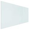 vidaXL Piastra in vetro per camino Trasparente 120 x 60 cm Vetro