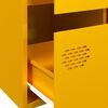 vidaXL Credenza Giallo Senape 68x39x101,5 cm in Acciaio